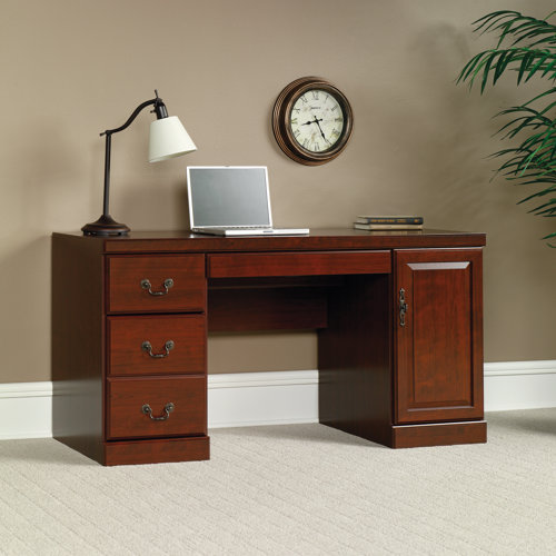 Darby Home Co Clintonville Executive Desk with Hutch & Reviews Wayfair